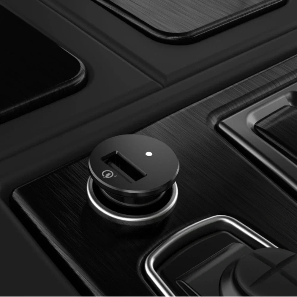 Auto Drive Black Quick Charge 3.0 USB Car Charger